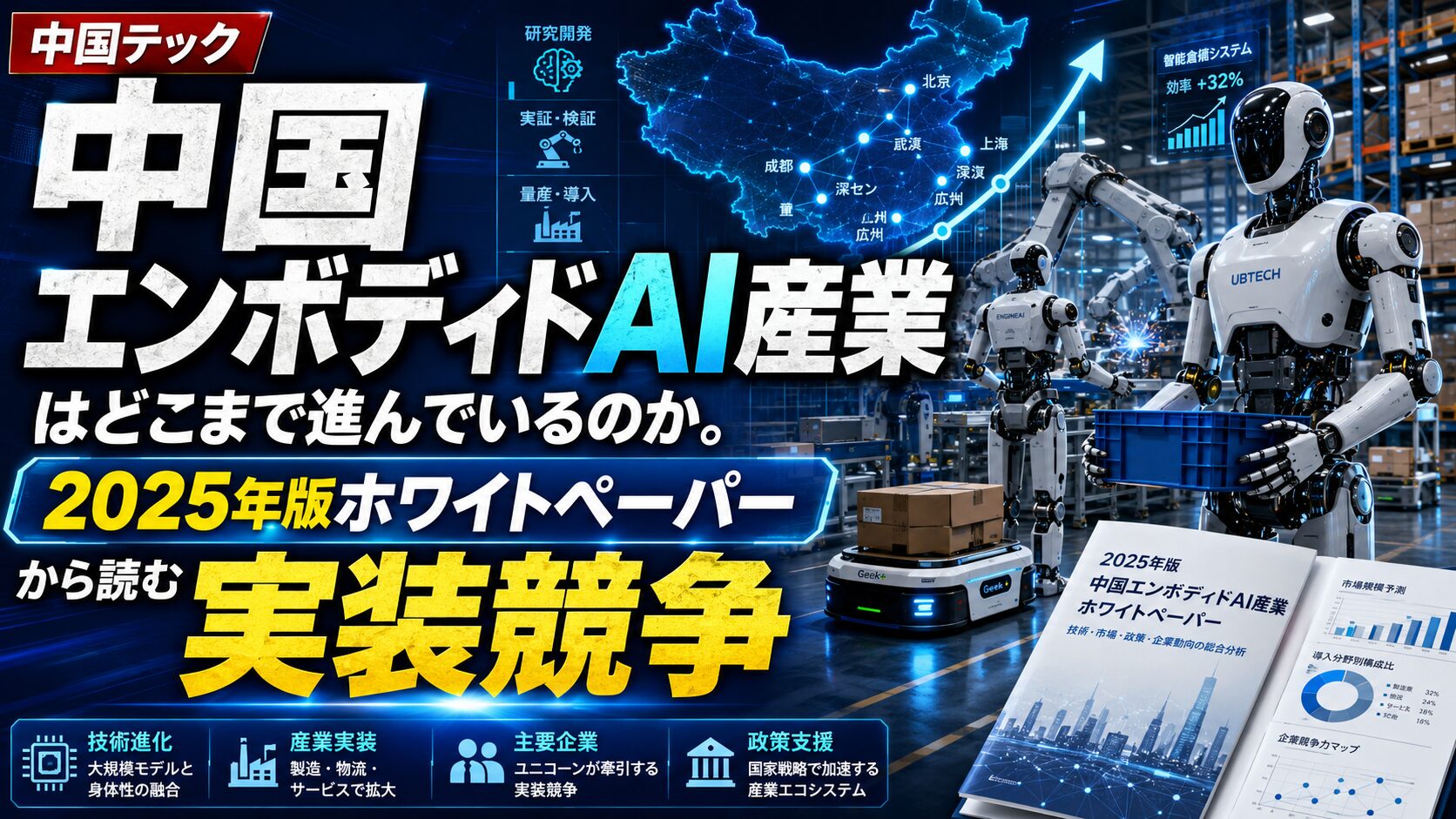 中国エンボディドAI産業はどこまで進んでいるのか。2025年版ホワイトペーパーから読む実装競争