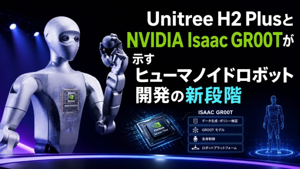 Unitree H2 PlusとNVIDIA Isaac GR00Tが示すヒューマノイドロボット開発の新段階
