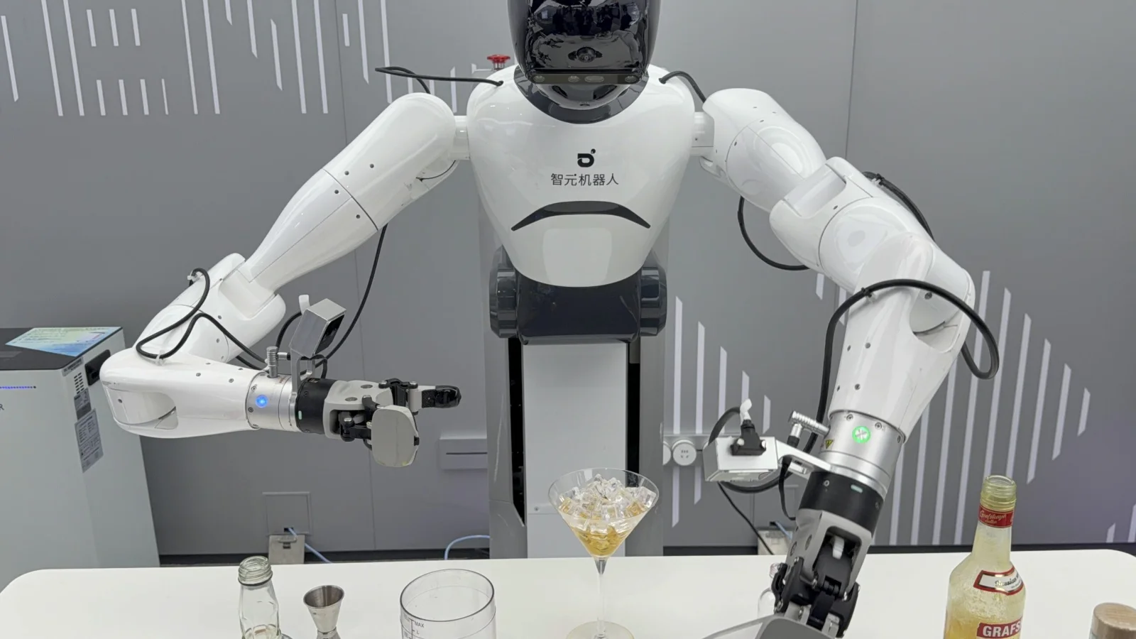 現地で確認できるロボット