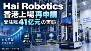 Hai Robotics香港上場再申請｜受注残41億元の実態