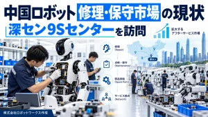 中国ロボット修理・保守市場の現状｜深セン9Sセンターを訪問