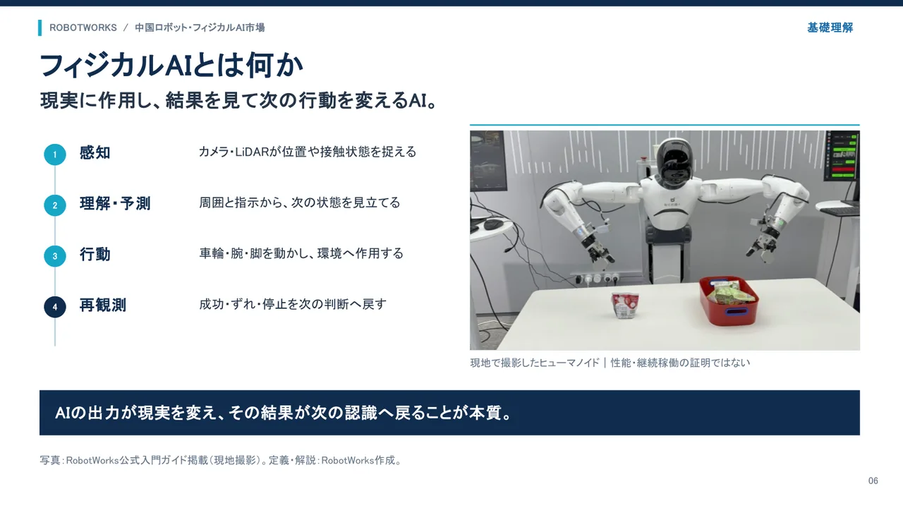 フィジカルAIとは何かを解説するページ